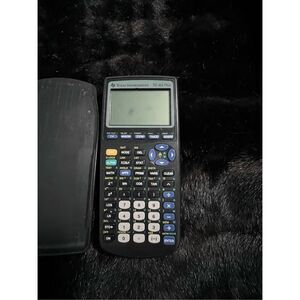 Texas Instruments T1-83 Plus Graphing Calculator - Black W/ Cover Tested Working